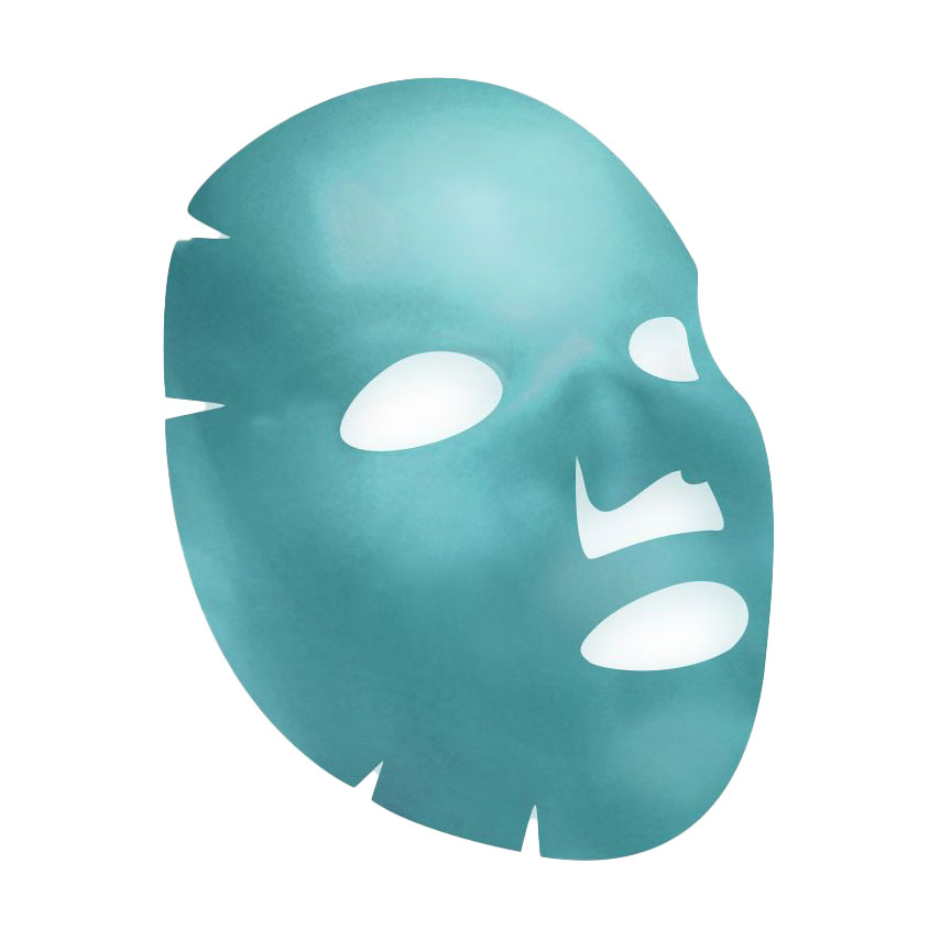 Уцінка! Гідрогелева маска Clarena Hydroalgae Bakuchiol &amp; Niacinamide Mask для жирної, комбінованої, схильної до висипань та себореї шкіри обличчя, 1 шт