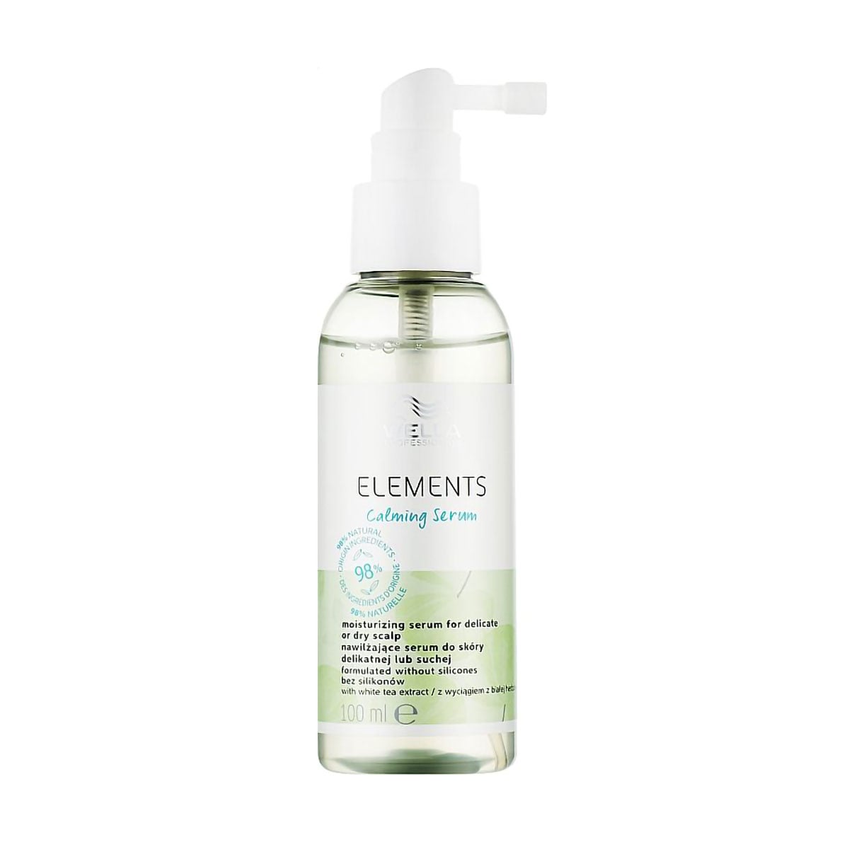Уцінка! Зволожувальна заспокійлива сироватка Wella Professionals Elements Calming Serum для сухої шкіри голови, 100 мл
